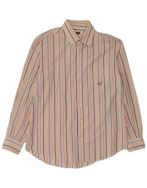 Koszula męska Henry Cottons, rozmiar 43, duża, bawełniana w kolorowe paski