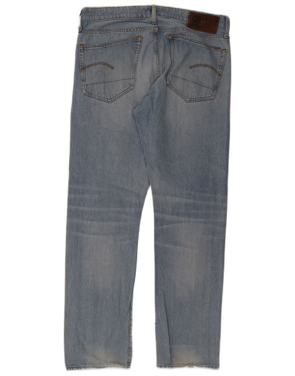 Męskie jeansy G-Star 3301 W34 L32 Niebieskie