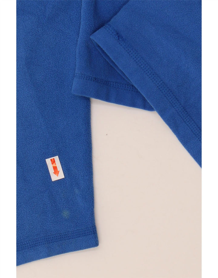 Męski sweter polarowy THE NORTH FACE XL, niebieski, poliestrowy, zapinany na zamek