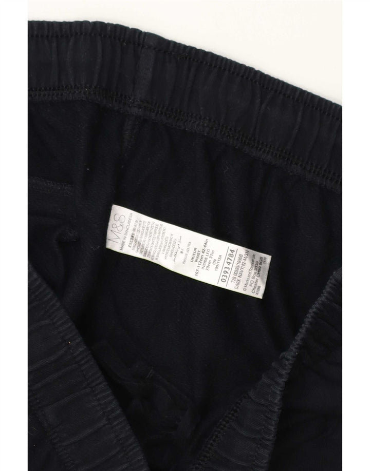 Męskie spodnie dresowe Marks & Spencer 2XL, granatowe, bawełniane