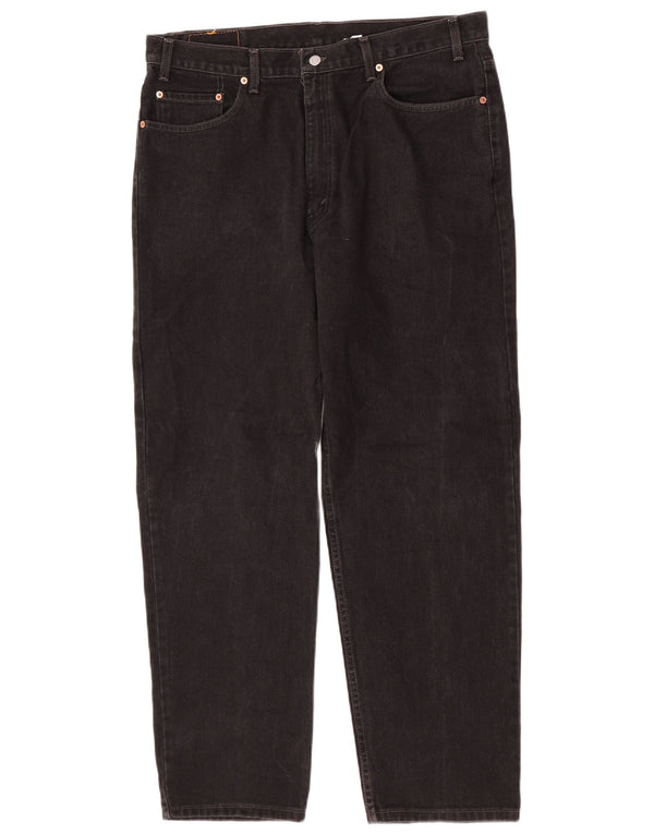 Męskie jeansy Levi's 550 o swobodnym kroju W40 L32, czarna bawełna