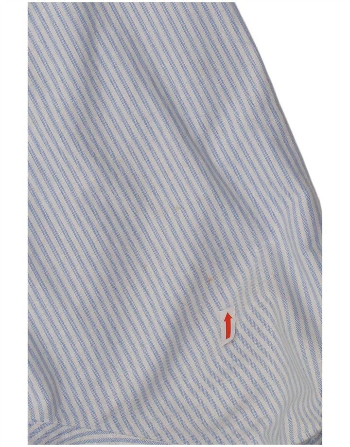 Koszula męska JAEGER, duża, niebieska, bawełniana w prążki