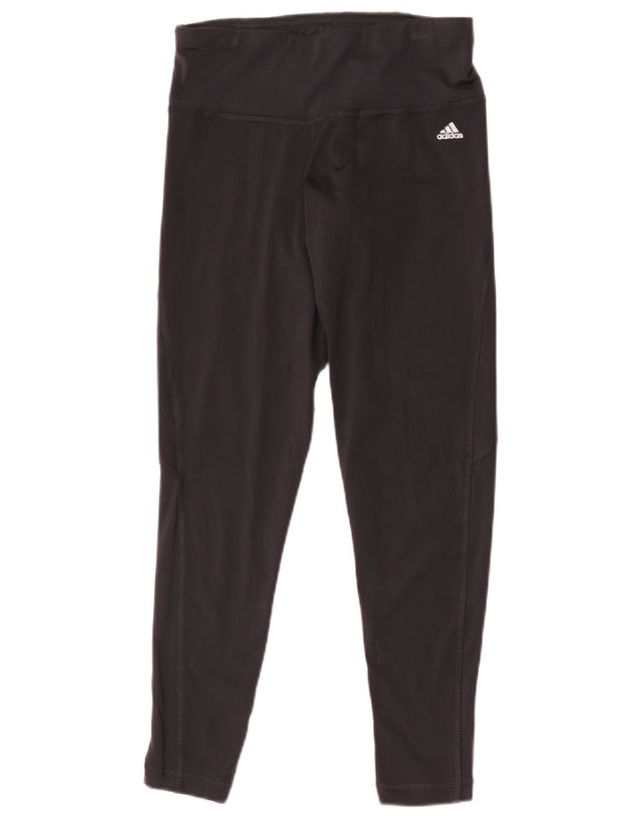 Damskie legginsy Adidas Climalite UK 8/10, mały, czarny nylon
