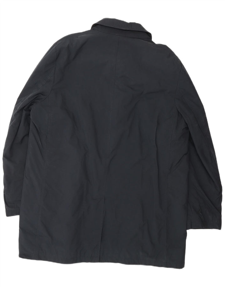 Płaszcz męski BORSALINO IT 56 3XL Granatowy Poliester Klasyczny