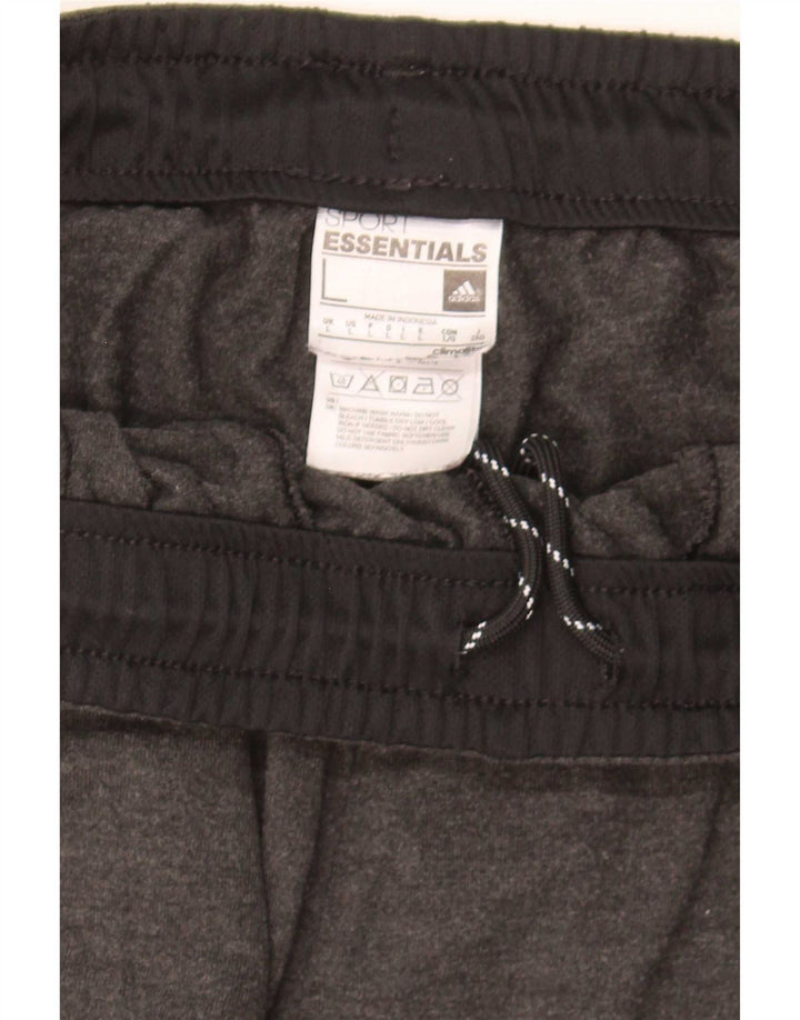 Męskie spodenki sportowe Adidas Climalite, duże, szare, bawełniane