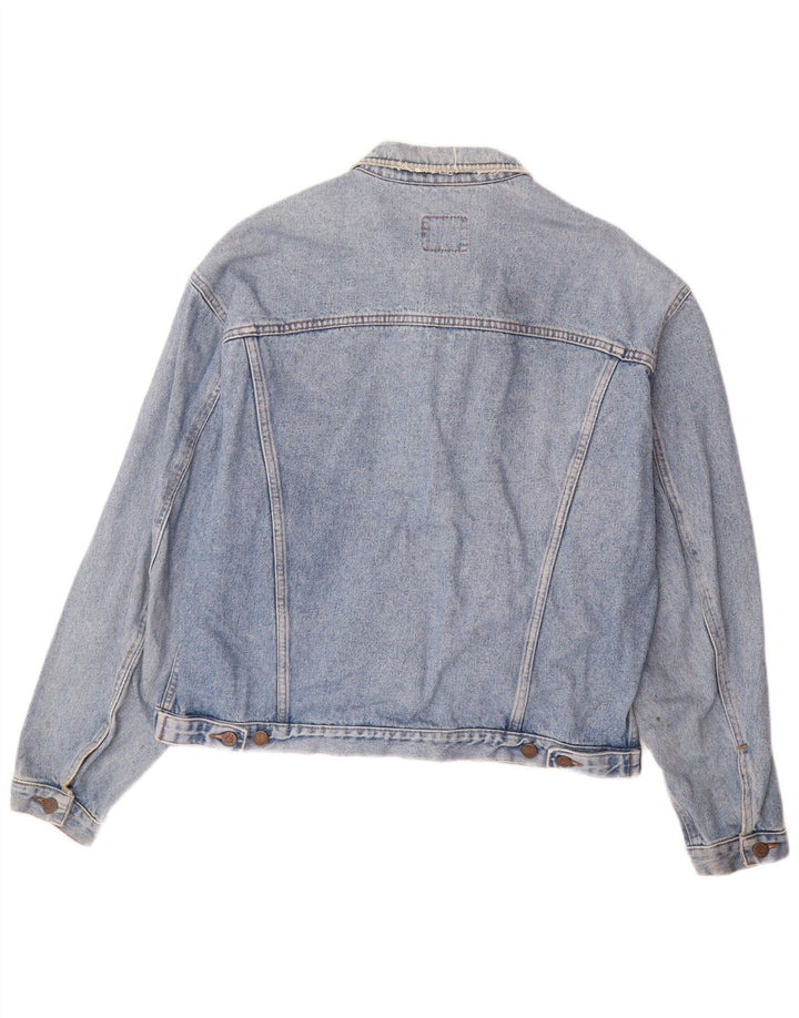 Męska kurtka dżinsowa BENETTON IT 52 XL, niebieska, bawełniana