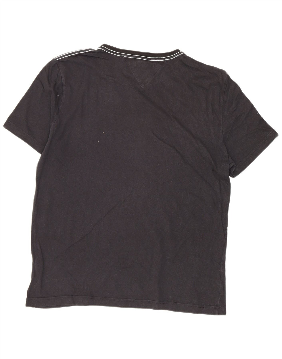 Męski T-shirt z grafiką Tommy Hilfiger, duży, czarny