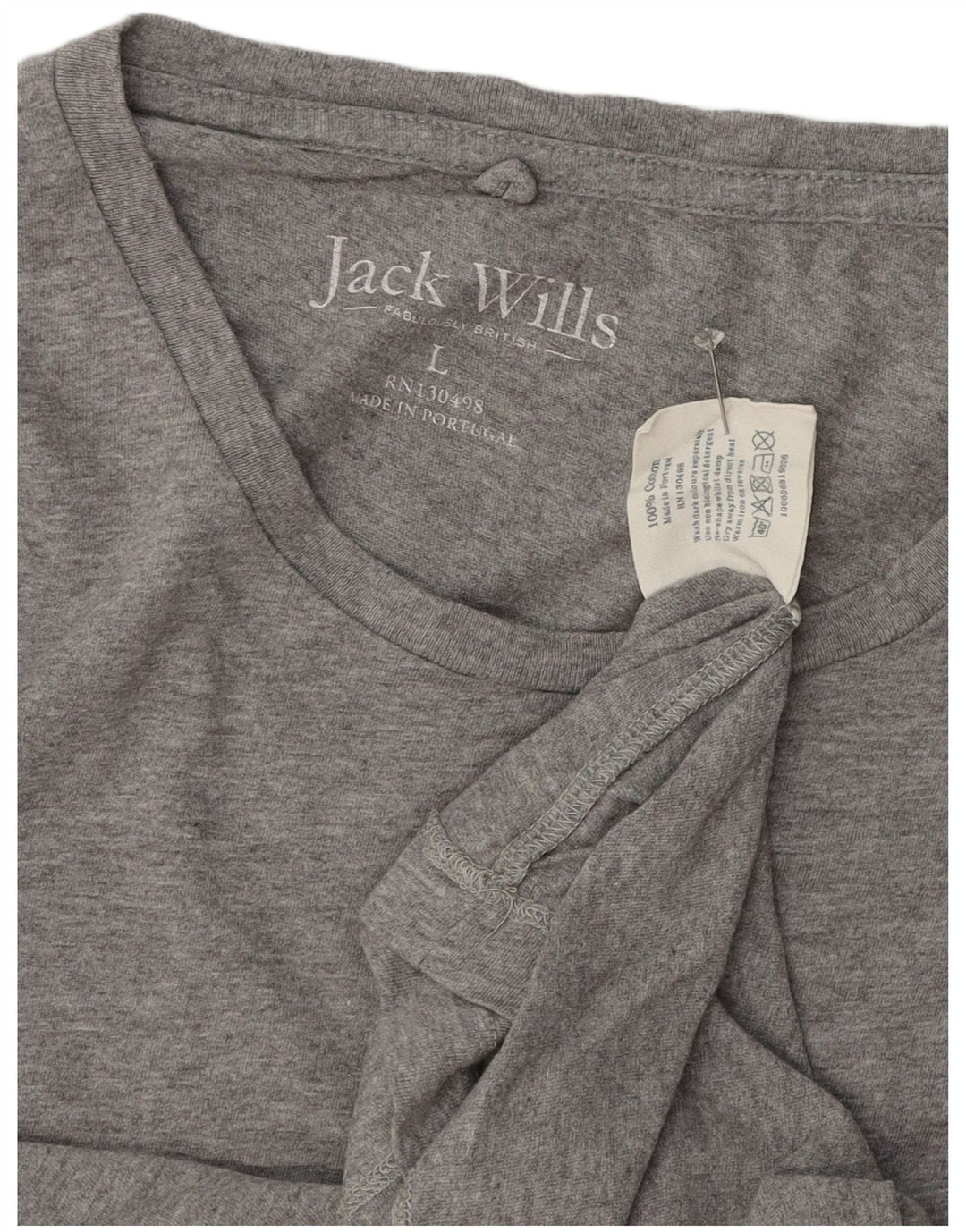T-shirt męski Jack Wills, duży, szary, bawełniany