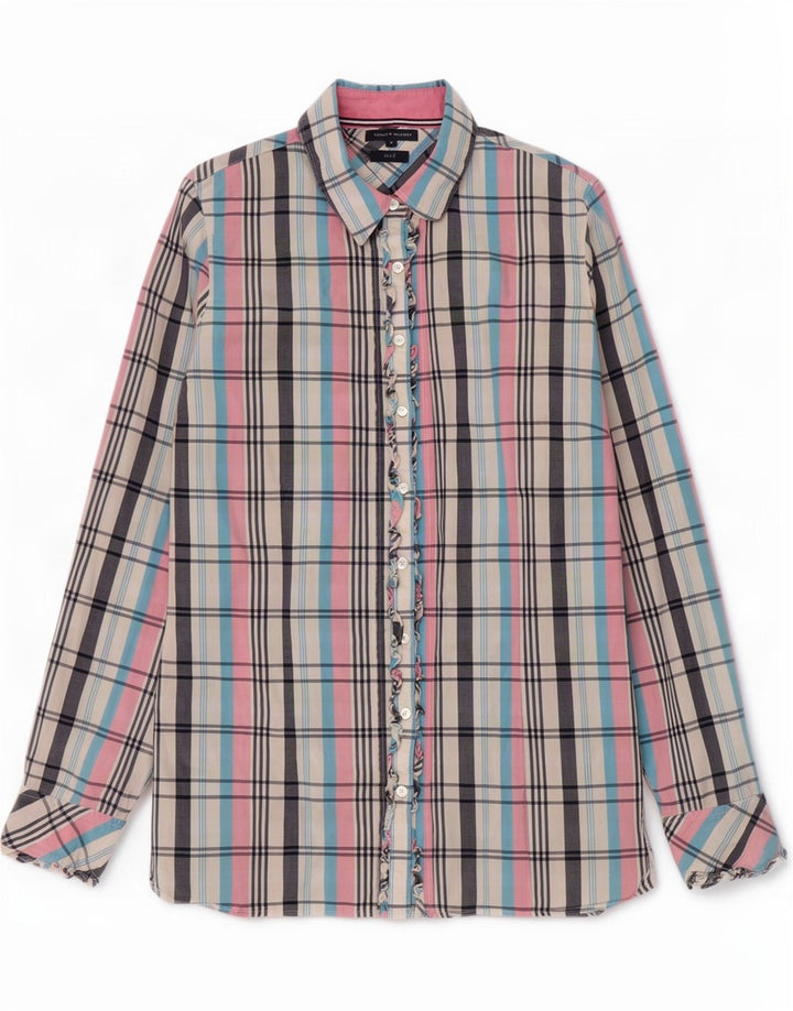 Koszula damska Tommy Hilfiger US 12, duża, wielokolorowa, bawełniana w kratę
