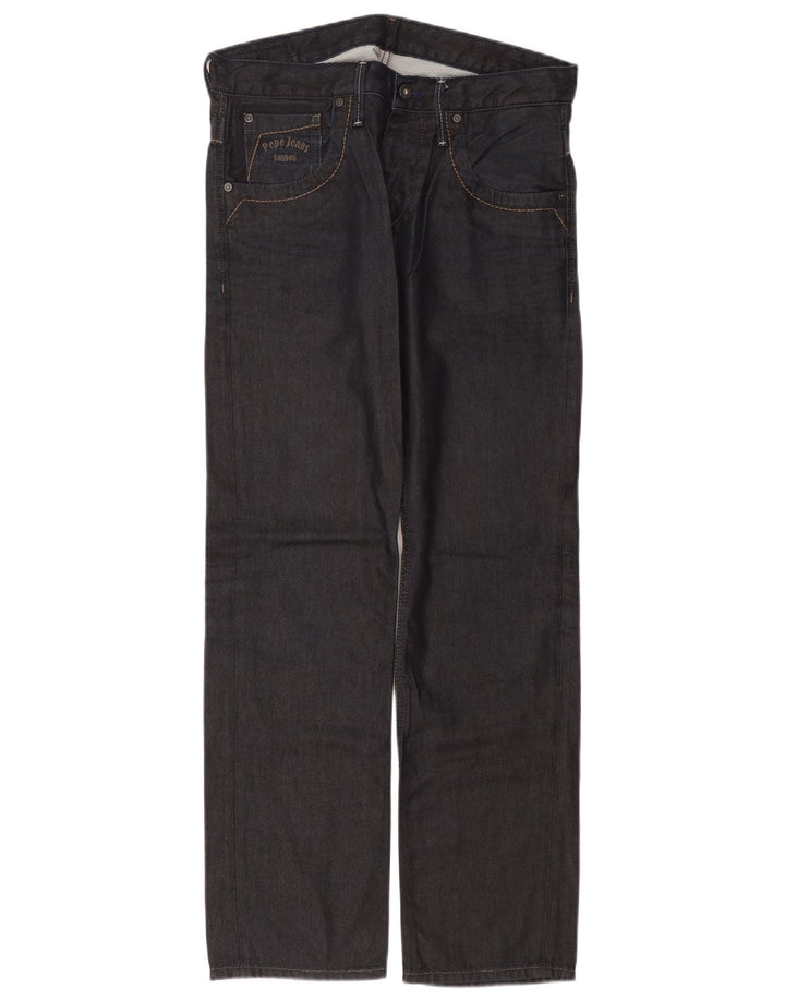 PEPE Jeans Męskie proste dżinsy W32 L32 Granatowa bawełna