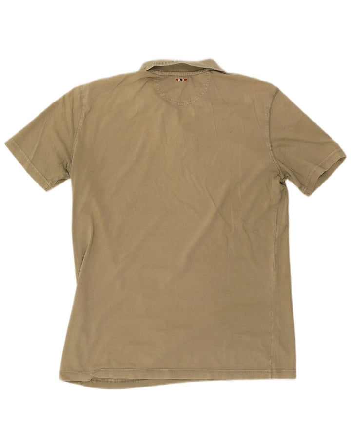 Męska koszulka polo Napapijri, kolor średni zielony