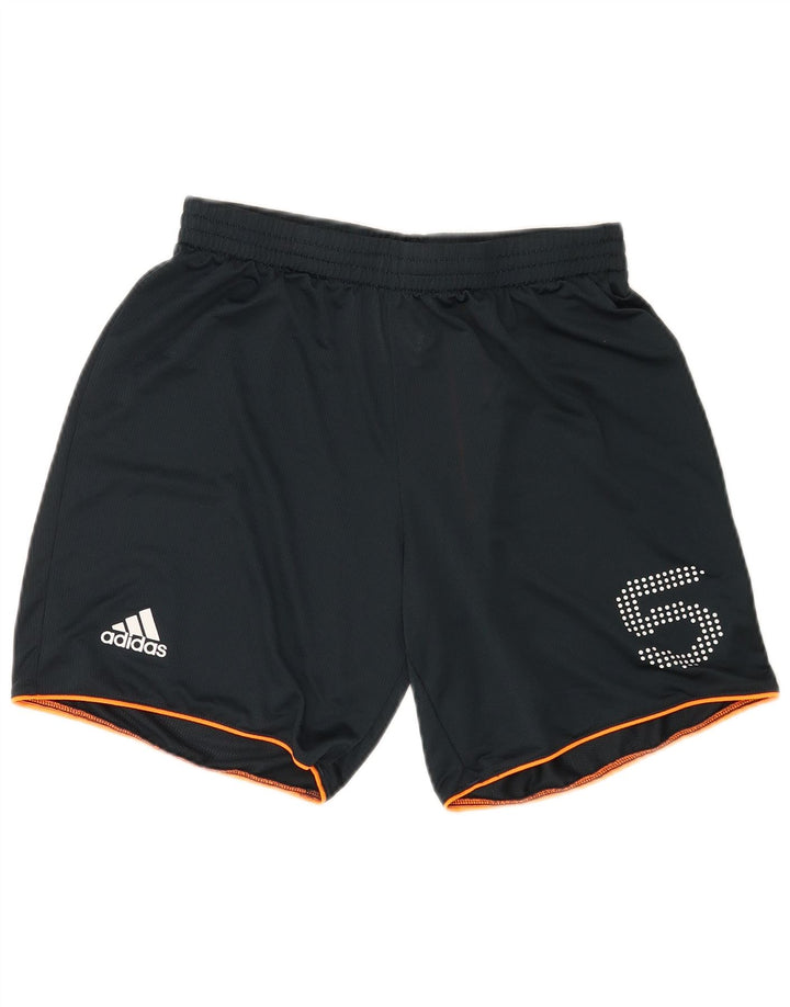 Męskie spodenki sportowe Adidas Graphic, średni granatowy poliester