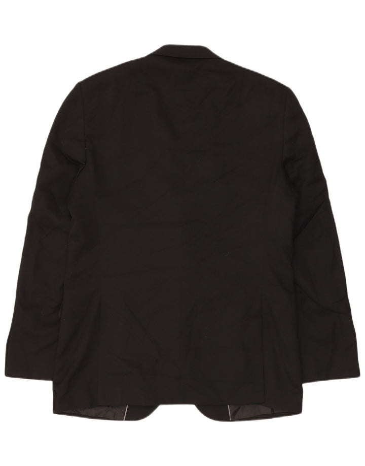 Męska marynarka Marks & Spencer o regularnym kroju, zapinana na 2 guziki, EU 50, duża, czarna