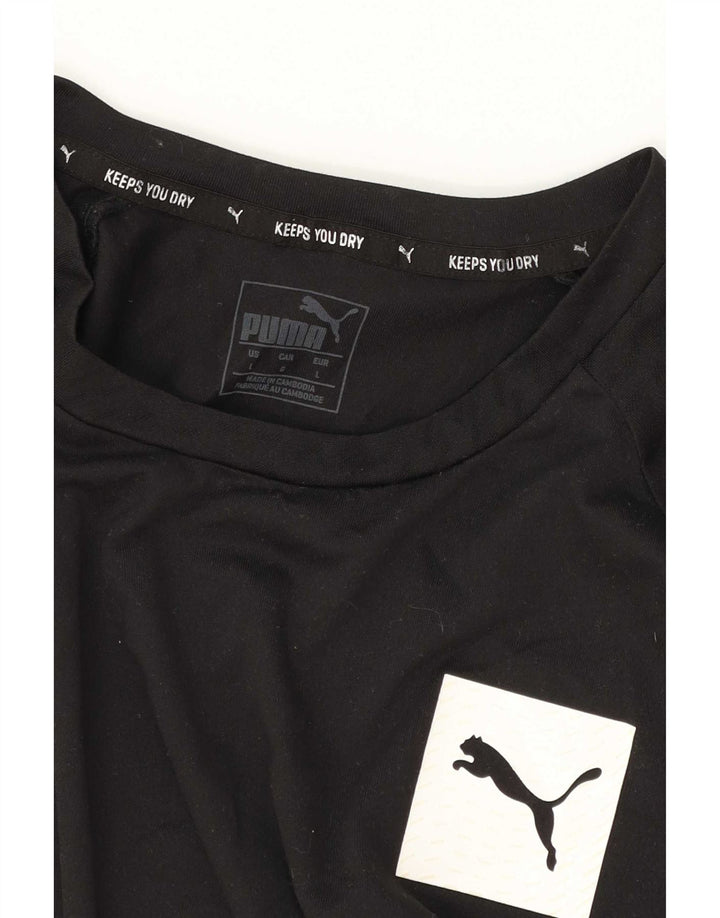 T-shirt męski Puma, duży, czarny