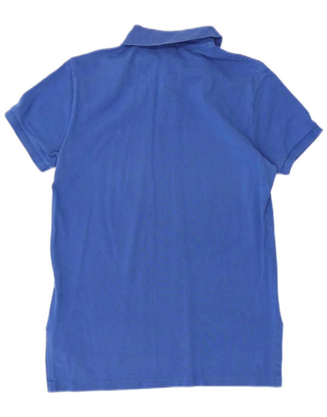 Polo Ralph Lauren Męska koszulka polo o dopasowanym kroju, mała, niebieska, bawełniana