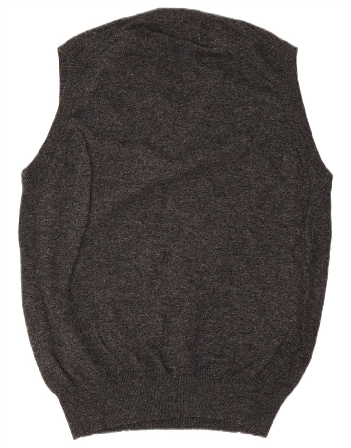Tank top męski Commander IT 52, duży, szary, wełniany