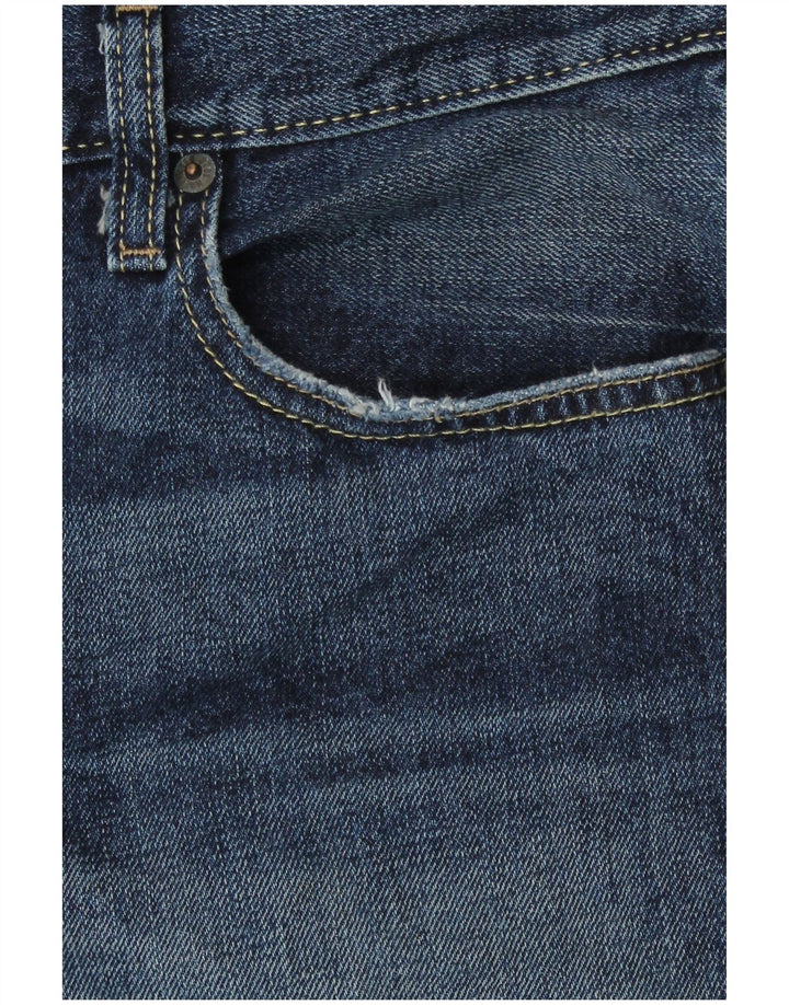 Męskie jeansy Bootcut Hollister W38 L30, granatowe, bawełniane