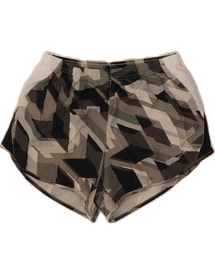NIKE Womens Dri Fit Sport Shorts UK 8 Small Black Geometric Polyester Vintage Nike and Second-Hand Nike from Messina Hembry 