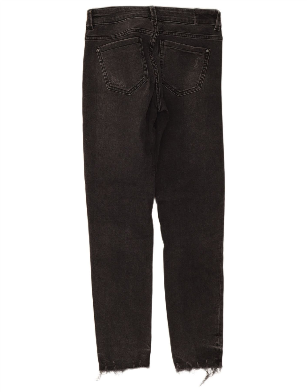 Damskie jeansy ZARA w trudnej sytuacji EU 34 2XS W24 L25 szare