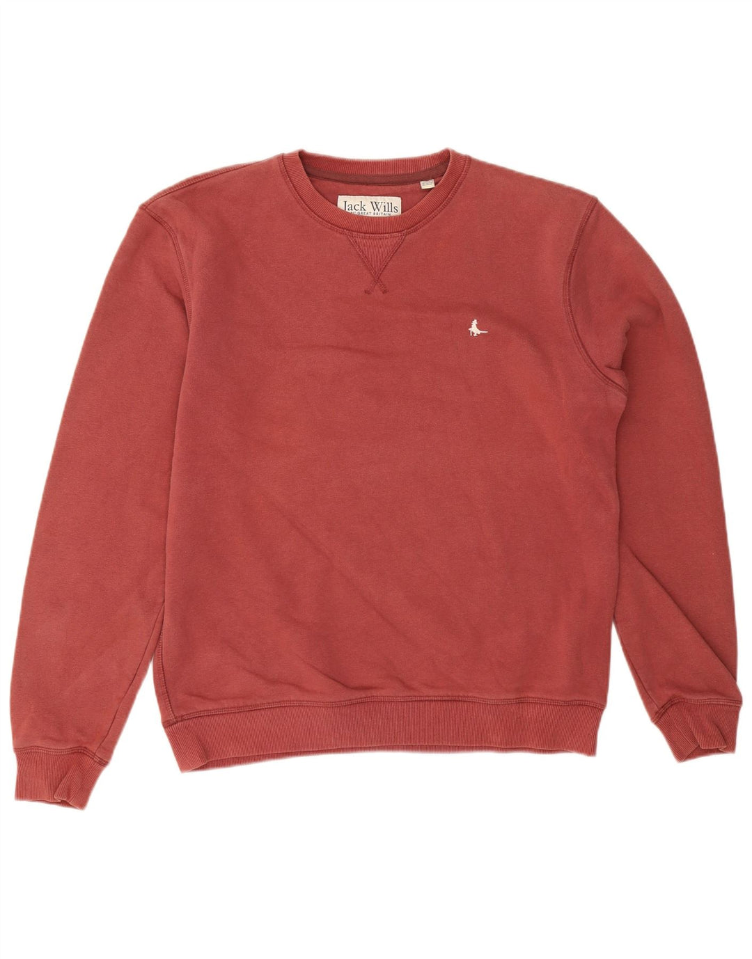 Męska bluza dresowa Jack Wills, średnia, bordowa bawełna
