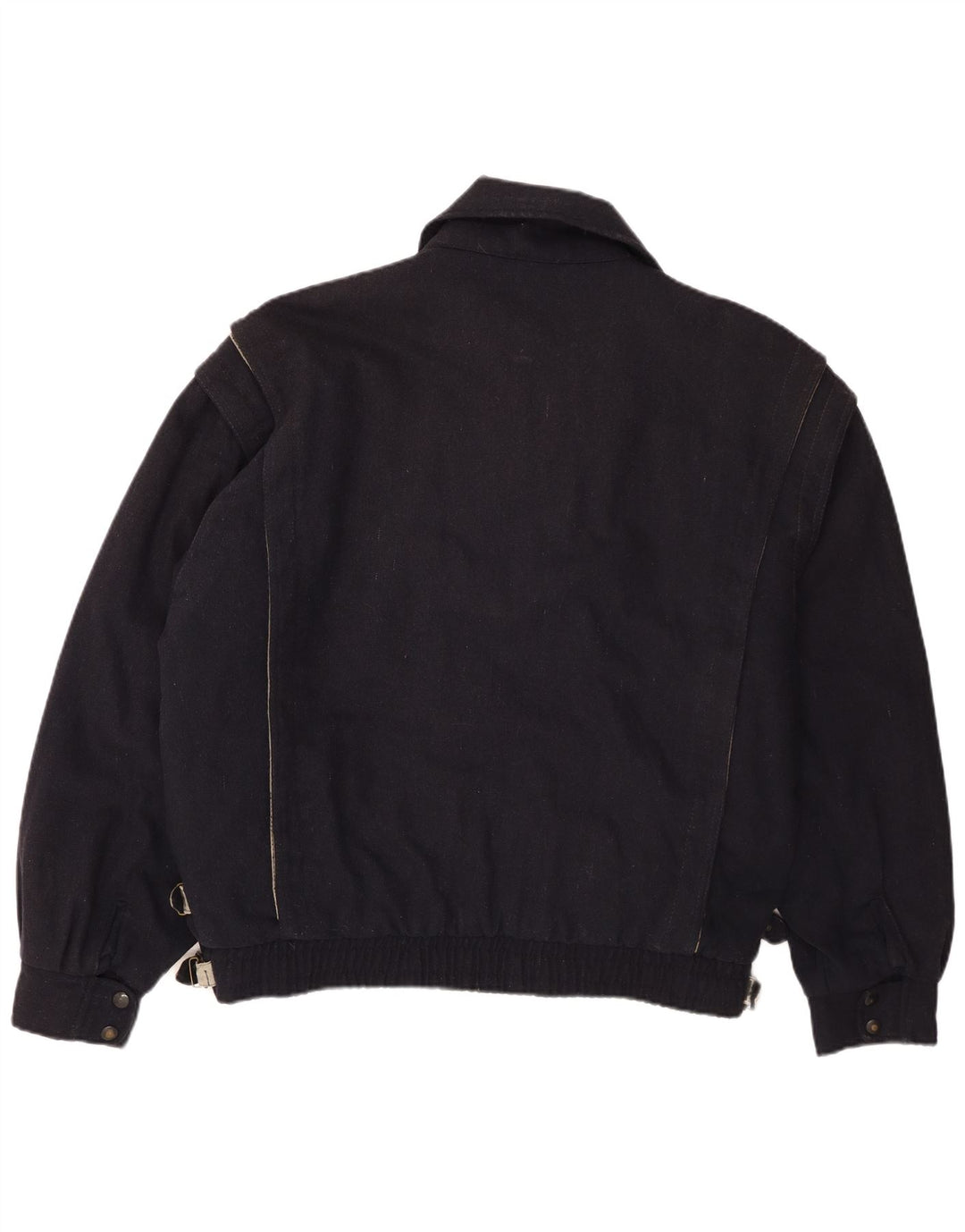 Męska kurtka bomberka POP 84 UK 42 XL, granatowa, wełniana