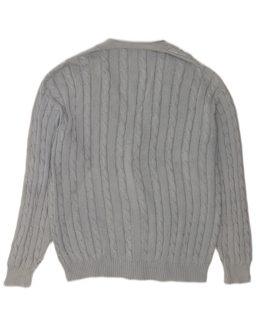 Sweter męski Stefanel, duży, niebieski, bawełniany