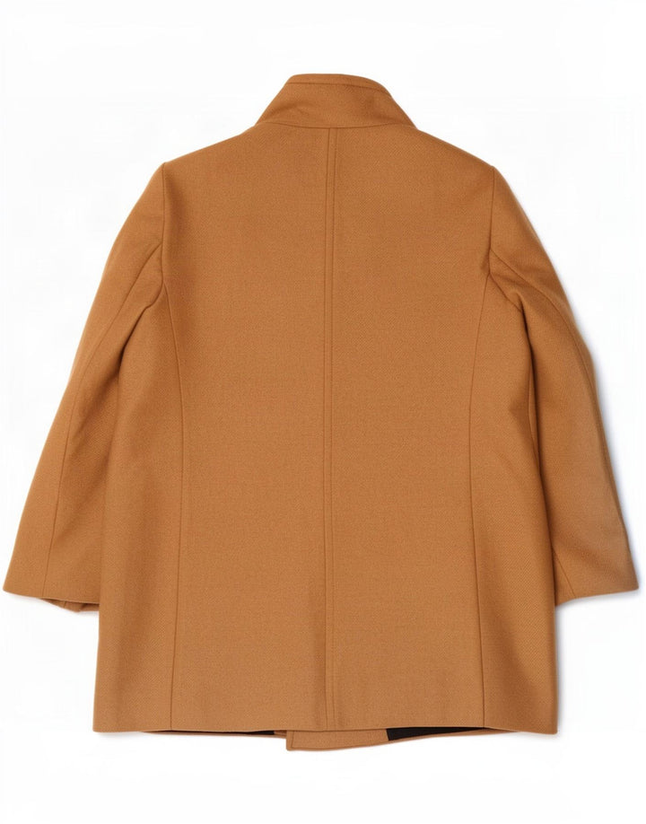 Płaszcz damski Zara Pea Coat UK 20 2XL Beżowa wełna
