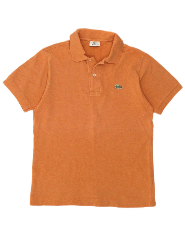 Męska koszulka polo Lacoste, rozmiar 3, mała, pomarańczowa, bawełniana