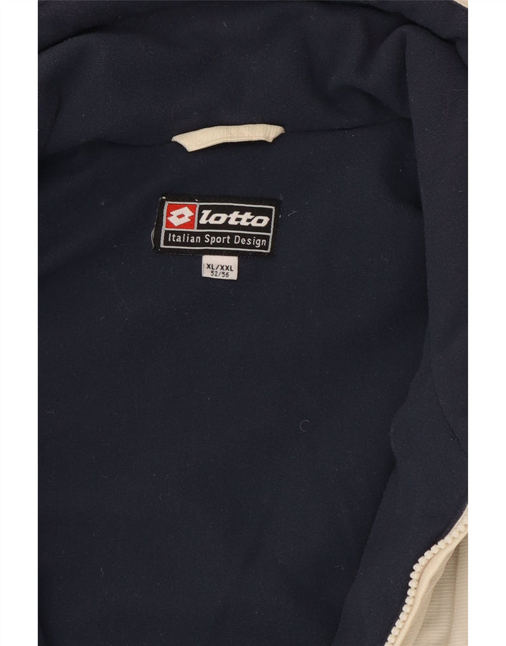 Męska kurtka wiatrówka LOTTO IT 52 XL w kolorze białym