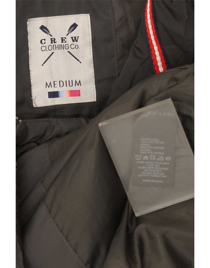 Crew Clothing Męska wyściełana kamizelka UK 38 Średni szary poliester