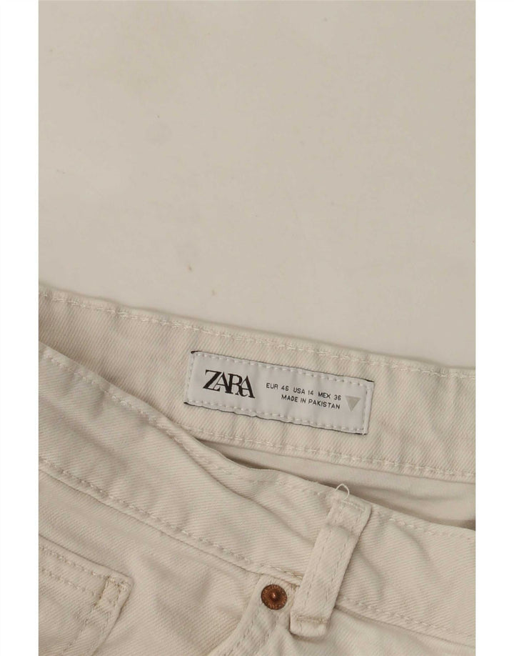 Dżinsy damskie Zara EU 46 2XL W36 L26 białe
