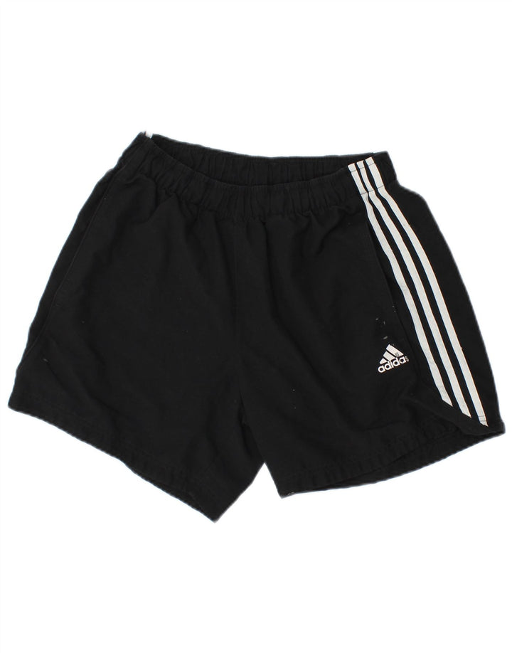 Męskie spodenki sportowe Adidas Climalite, średni czarny poliester