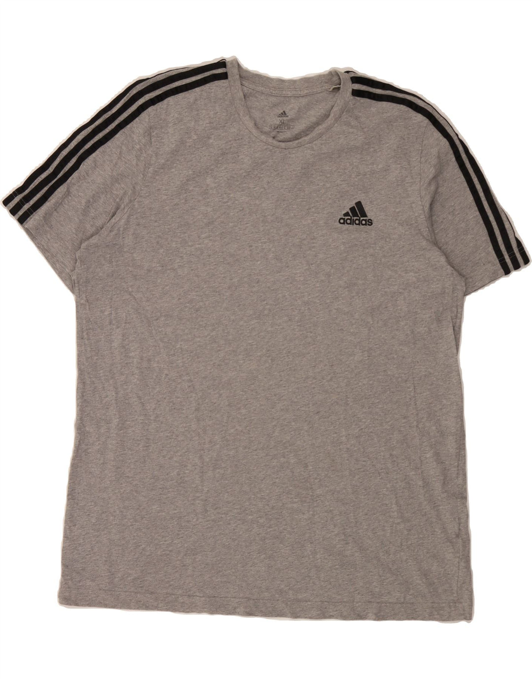 ADIDAS Mens T-Shirt Top XL Grey Cotton Vintage Adidas and Second-Hand Adidas from Messina Hembry 