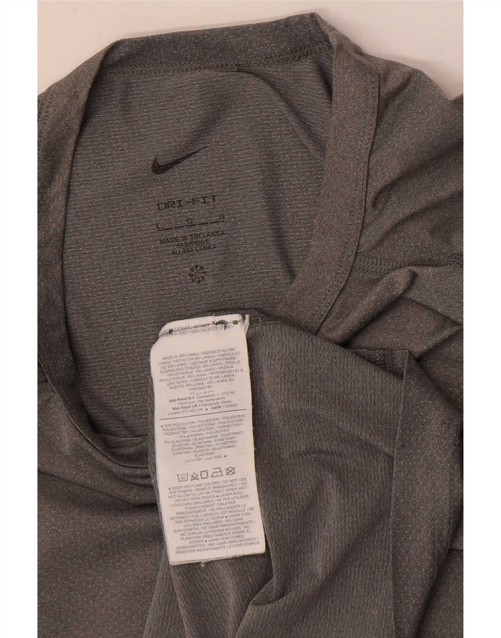 Męski T-shirt Nike Dri Fit, duży, szary, poliestrowy