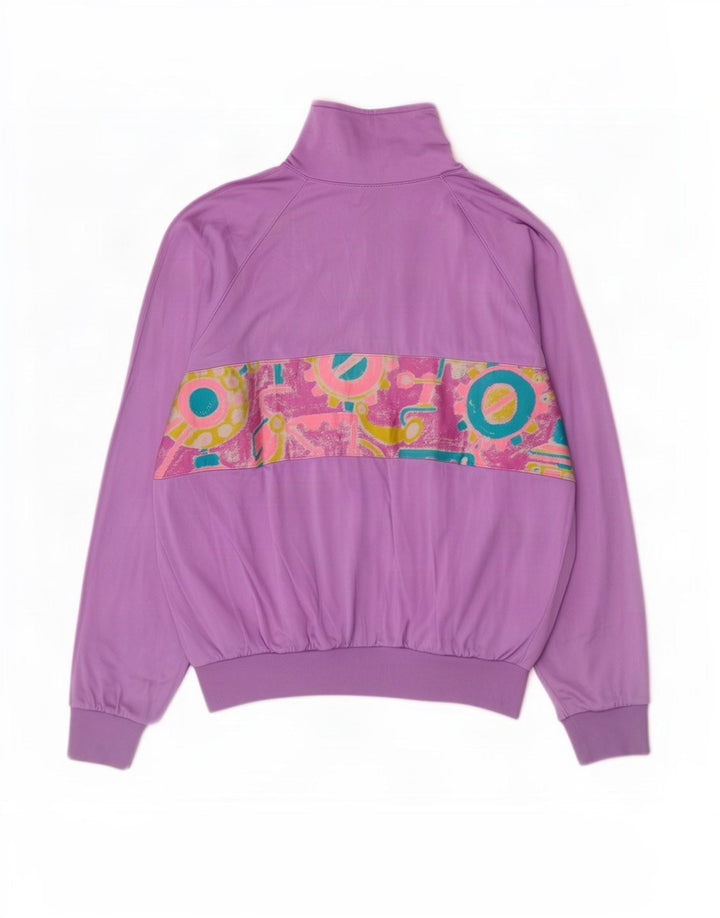 Damska kurtka dresowa Aesse z abstrakcyjnym wzorem UK 14, średni fiolet