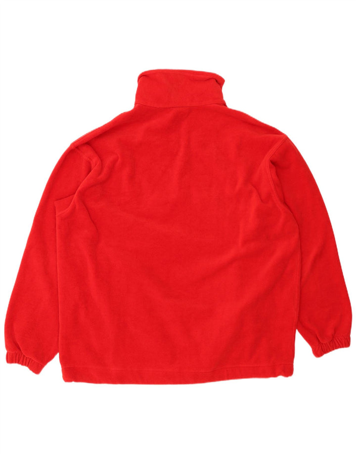 Męski sweter polarowy ELLESSE z zamkiem błyskawicznym 2XL, czerwony poliester