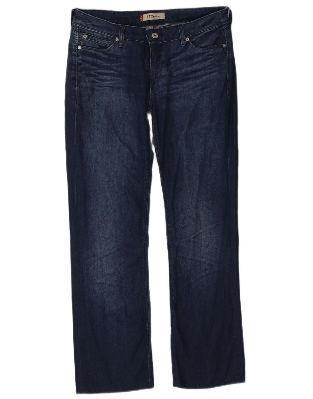 Damskie jeansy Levi's 572 Bootcut W31 L28 Granatowa bawełna