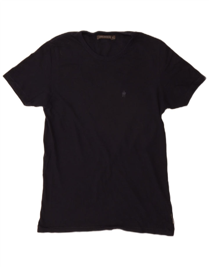 T-shirt męski French Connection Top, średni, granatowy, bawełniany