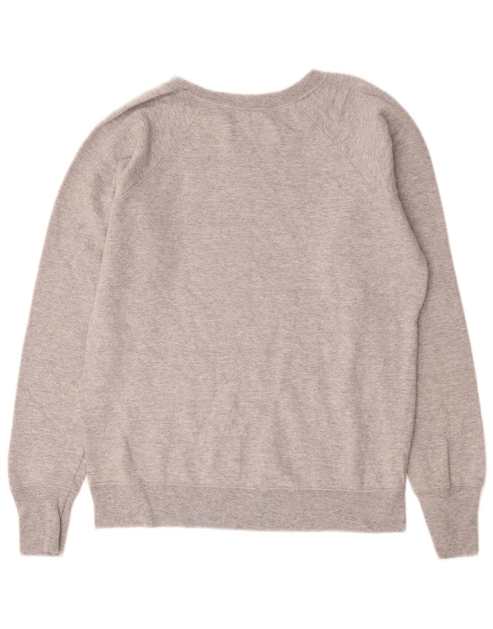 Męski sweter z grafiką Champion, mały, szary, bawełniany