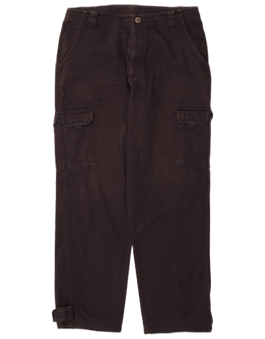 Adidas Męskie Proste Spodnie Cargo Średnie W32 L32 Granatowe Bawełniane