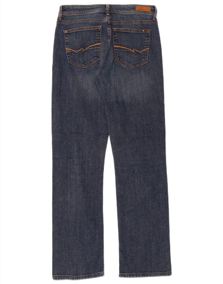 TOMMY HILFIGER Womens Straight Jeans W26 L30 Blue Cotton
