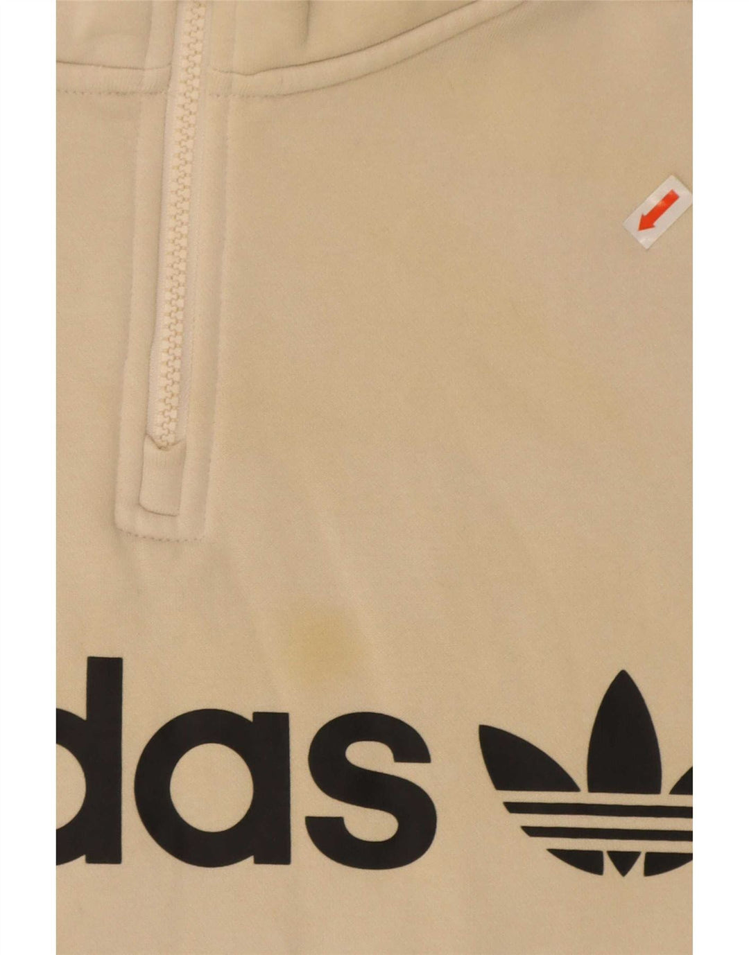 Damska bluza Adidas Oversized Graphic Jumper UK 12 Medium Beige