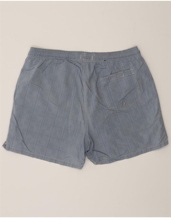 Gant Mens Swimming Shorts Medium  Blue Check