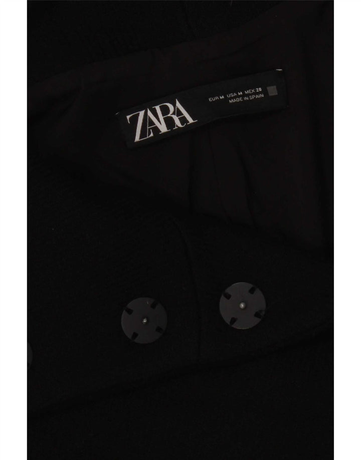 Damski płaszcz oversize Zara UK 14, średni czarny