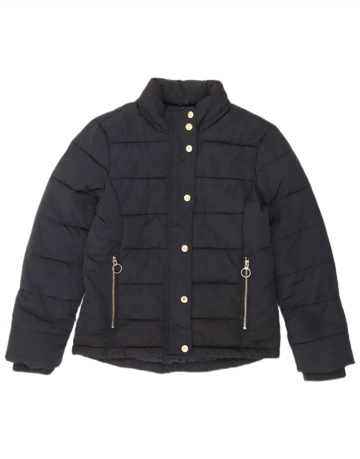 Damska kurtka ocieplana Topshop UK 6 XS, granatowa, poliester