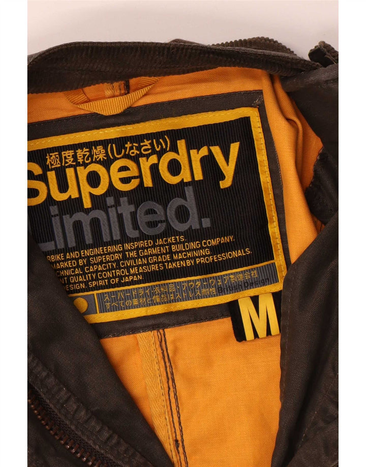 Damska kurtka bomber Superdry UK 14, średni brąz