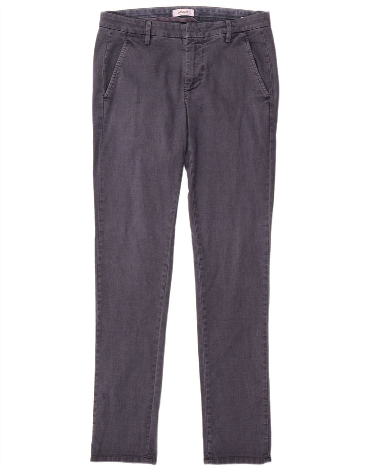 Męskie spodnie typu slim chino Dondup W30 L32 niebieska bawełna