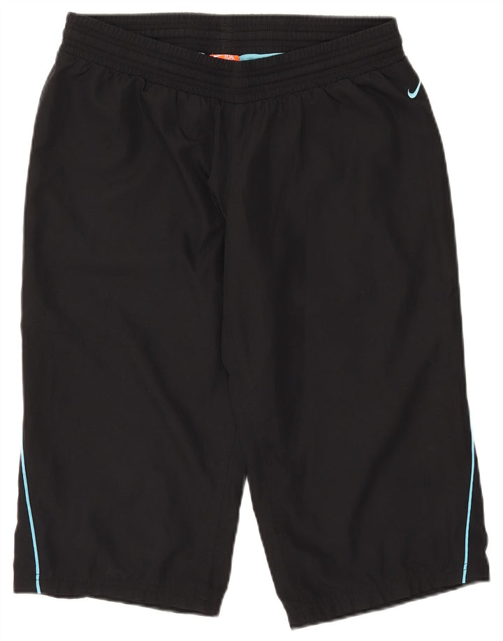Damskie spodenki sportowe NIKE Bermudy UK 12/14, średni czarny poliester