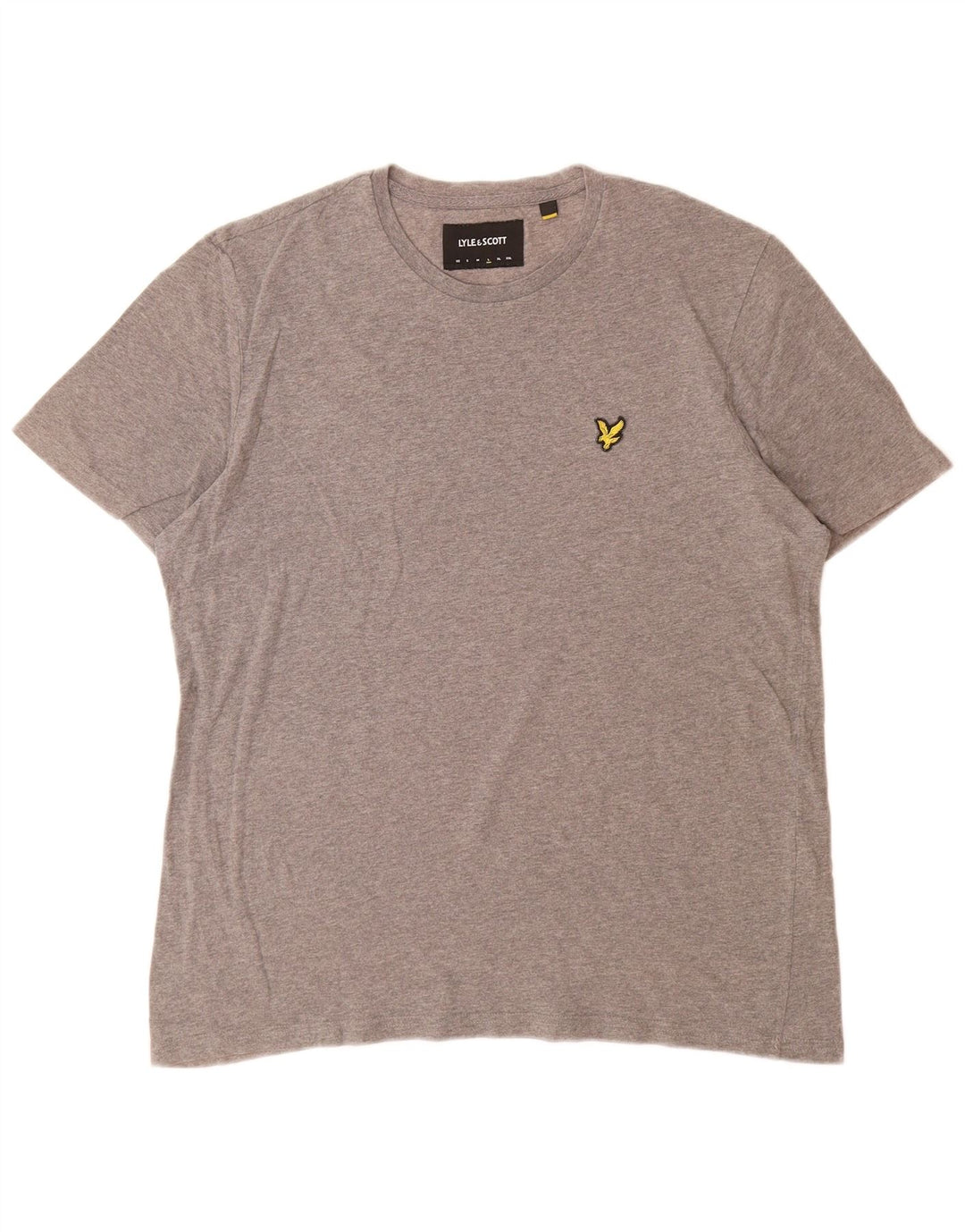 Męski T-shirt Lyle & Scott, duży, szary, bawełniany