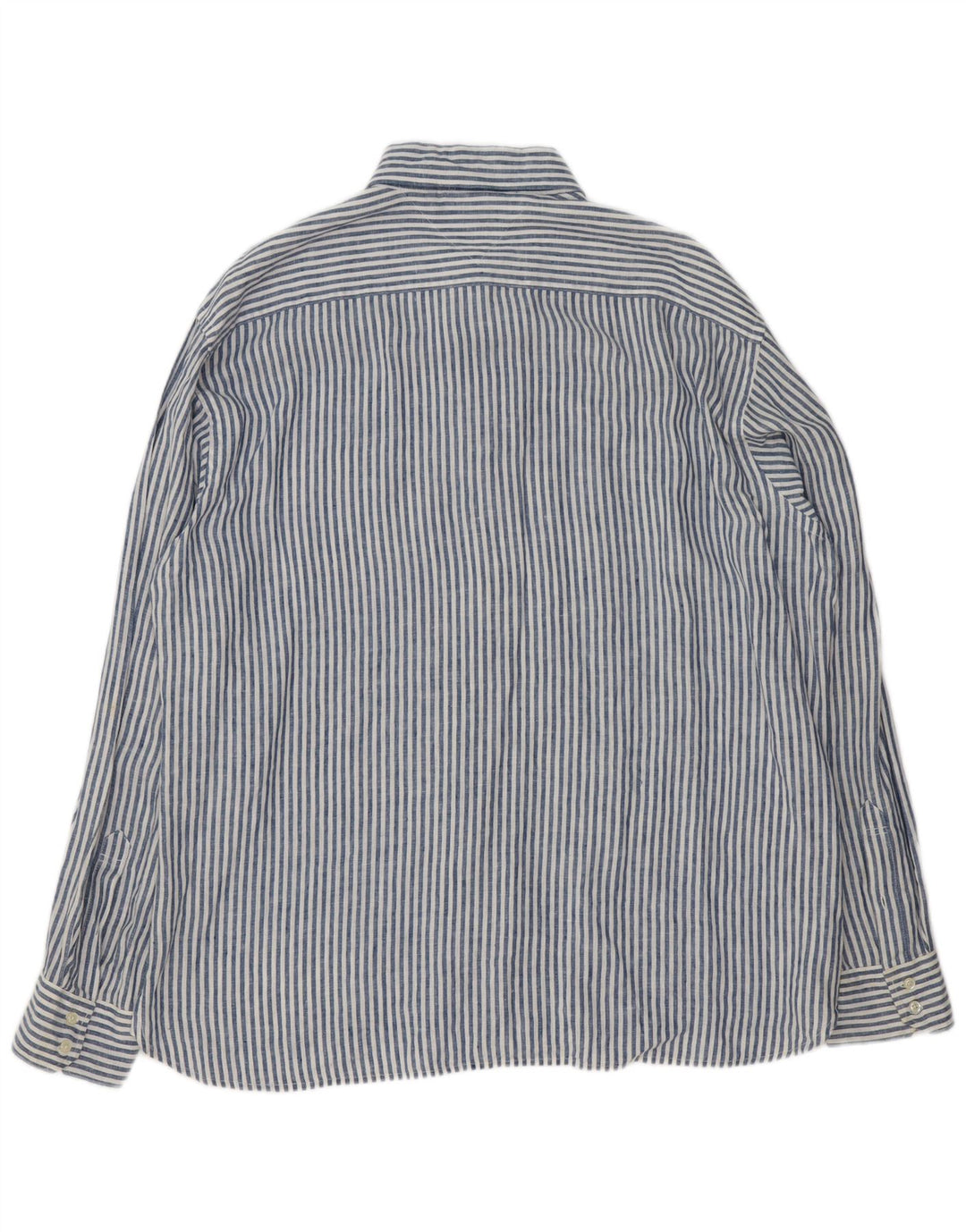 Koszula męska Tommy Hilfiger 2XL niebieska lniana w prążki